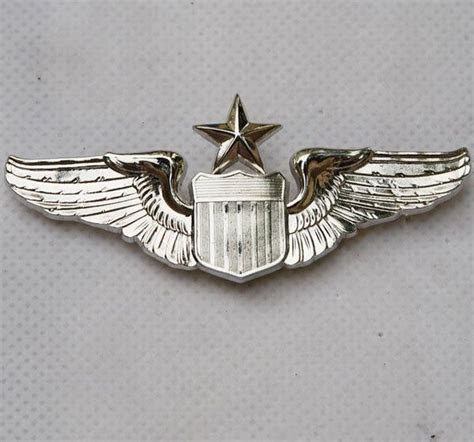 Usaf U S Air Force Senior Pilot Badge Pilot Metal Wings Badge