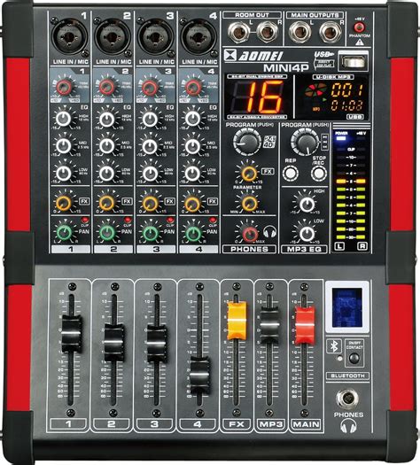 special  design powered mixer minip series professional amplifier china audio mixer