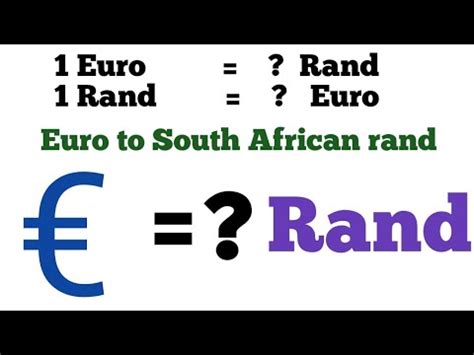 euro  rand exchange rate rand  euro exchange rate rand euro exchange rate eur  zar