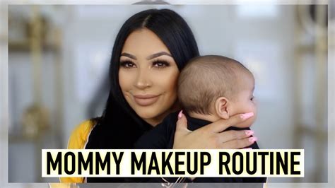 grwm  quick simple mommy makeup routine evettexo youtube