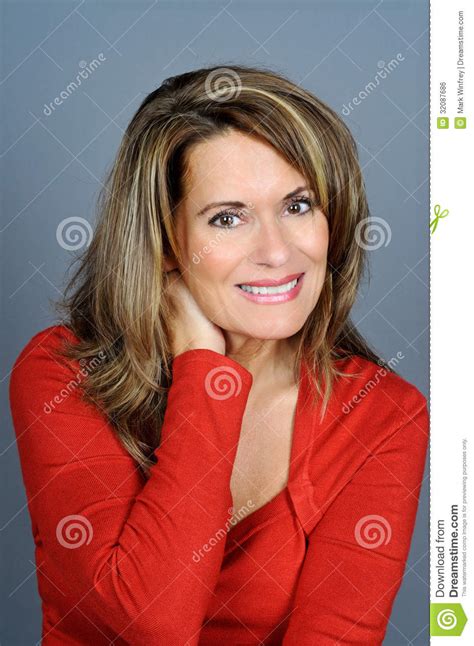 Attractive Mature Woman Royalty Free Stock Image Image