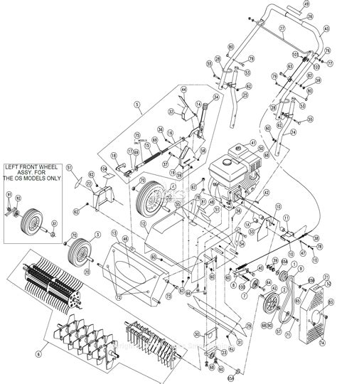 billy goat prh parts diagram  main assembly