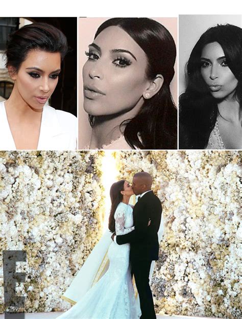 kim kardashian s wedding day hair — the exact how to by chris mcmillan hollywood life