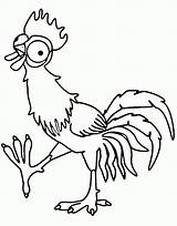 Coloring Chicken Pages Hei Kids sketch template