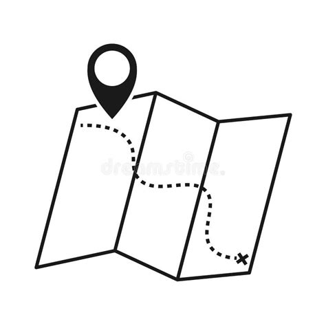 vector map  label icon location icon vector stock vector illustration  treasure icon