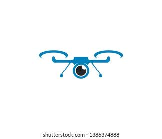 drone logo vector icon design stock vector royalty   shutterstock