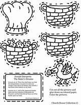 Interprets Butler Cupbearer Churchhousecollection Lesson Preschool Bakers Bijbel Getcolorings Codes Insertion sketch template