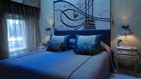 schlafzimmer blau farbgestaltung zur erholung und zum stressabbau