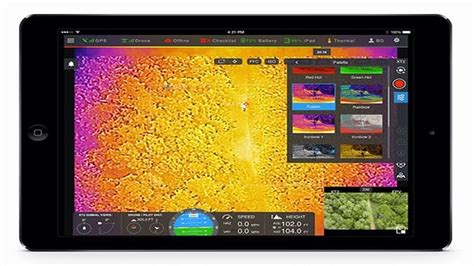drone software platform combines thermal  visual imaging  flight data management