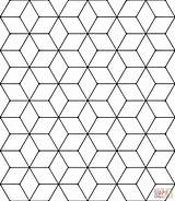Tessellation Coloring Pages Patterns Tessellations Rhombus Printable Pattern Escher Search Geometric Mandala Popular Again Bar Case Looking Don Print Use sketch template