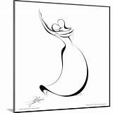 Print Mounted Iv Dancing Couple sketch template