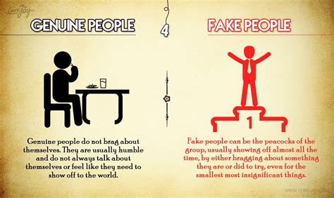 8 Differences Between A Genuine Person And A Fake Person
