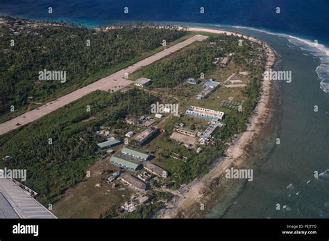 Aerial Image Of Falalop Airfield And Outer Island High School Falalop