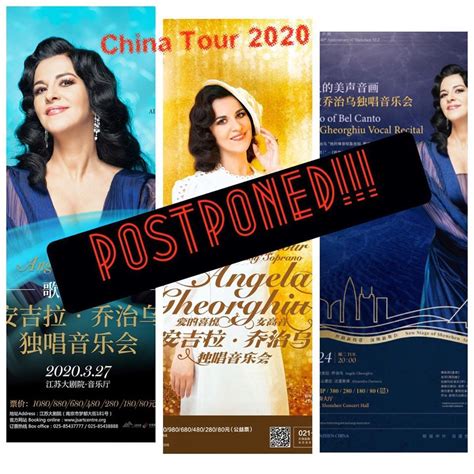 Angela Gheorghiu și A Amânat Turneul Din China Din Cauza