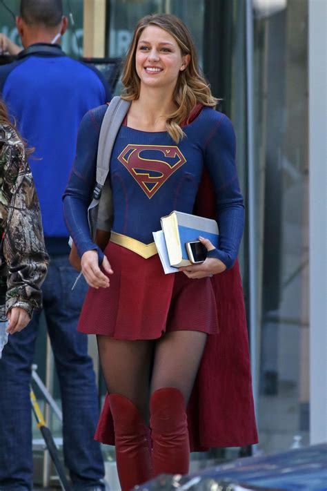 Sexy Beautiful Babes Melissa Benoist ‘supergirl’ Set In Vancouver 09