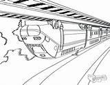 Train Coloring Pages Freight Subway Getcolorings Big sketch template