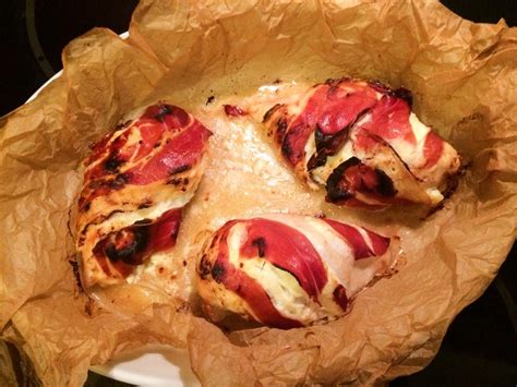 oven baked chicken wrapped in parma and cream cheese ‹ healthyskinnybitch dk