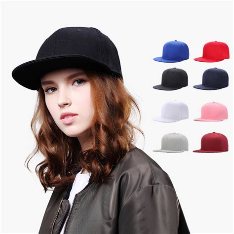 china promotional wholesale blank snapback baseball cap flat brim hats
