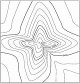 Topographic Contour Interval sketch template