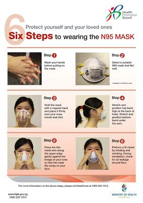 health promotion board  steps  wearing   mask
