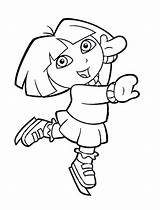 Coloring Ice Pages Skating Dora Colouring Kids Printable Print Clipart Library Popular sketch template