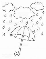 우산 Kolorowanka Parasol Gauge Raining Regenschirm Kolorowanki Wyklejania Szablon Kolorowania sketch template