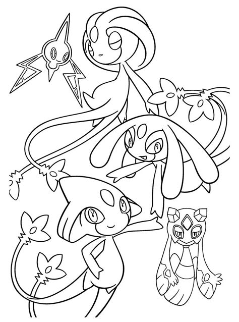 pokemon uxie coloring pages   thousands  photographs