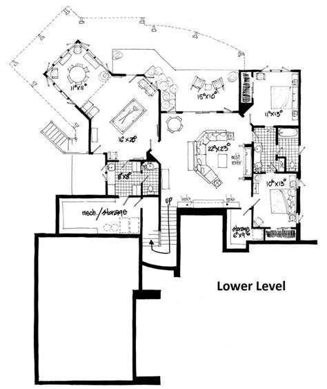 modern home  open floor plan