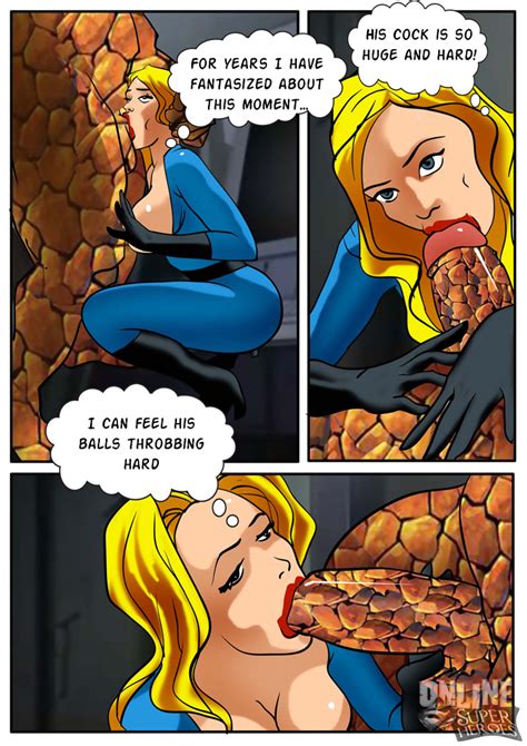 read [online superheroes] invisible woman gangbanged by the rest of the fantastic four hentai