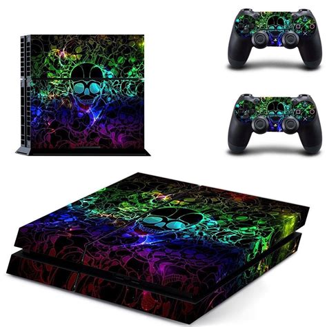 cool  skulls ps skin decal  console  controllers playstation  console ps console