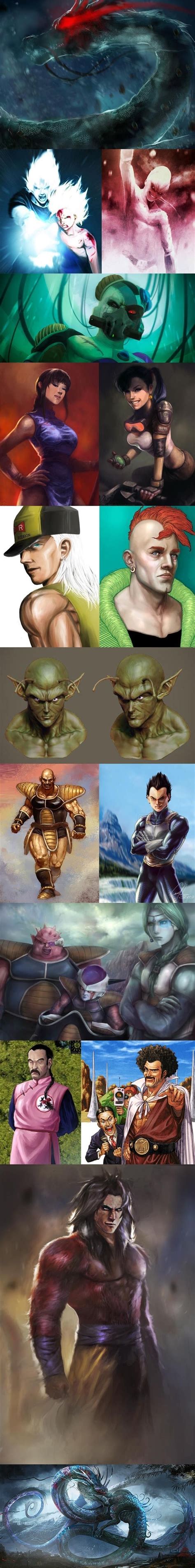 Dragon Ball Z Realistic Art Funny Pictures Funny