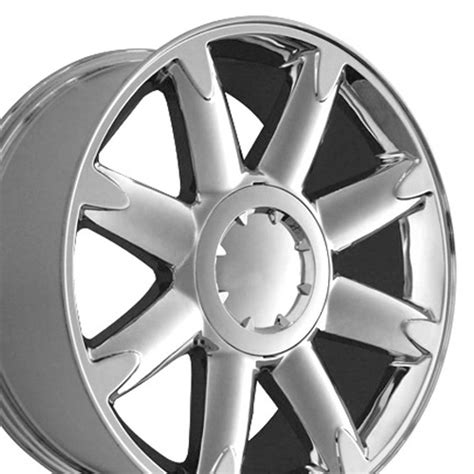 fits gmc denali wheels chrome set    rims stock wheel solutions