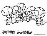 Mario Coloring Pages Super Nintendo Characters Toad Kart Print Printable 3d Baby Drawing Character Online Pixel Cartoons Popular Coloringhome Gif sketch template