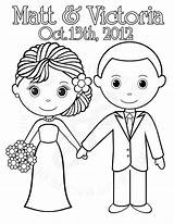 Wedding Coloring Married Pages Getting Book Printable Choose Board sketch template