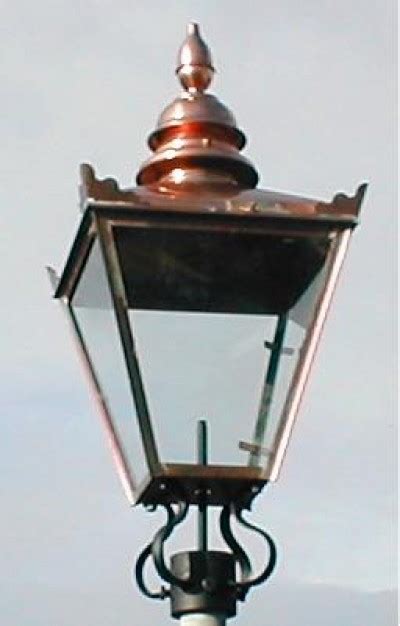 copper victorian style replacement lamp lantern