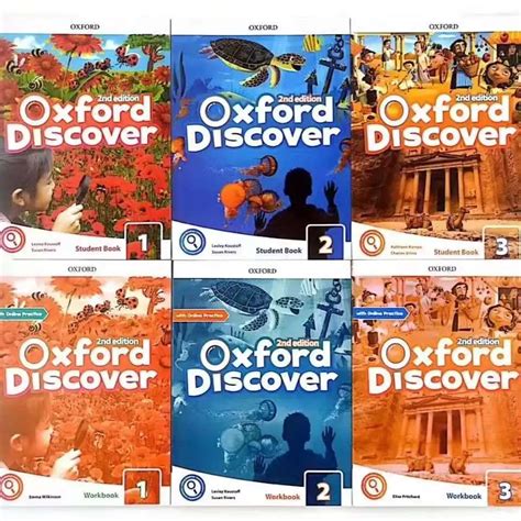 pcs oxford discover  edition level   student book workbook young learners textbook english