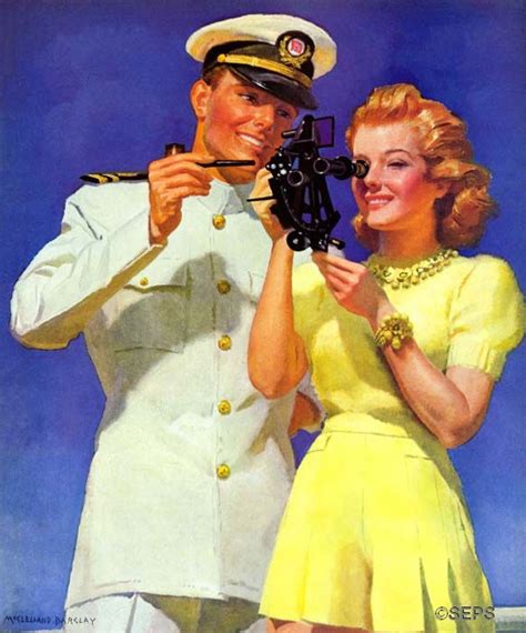 naval officer and redhead the saturday evening post
