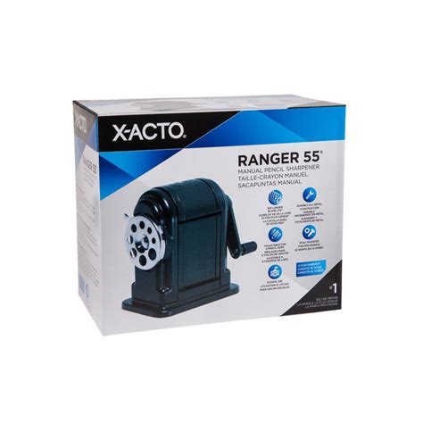 acto ranger  manual pencil sharpener black ebay