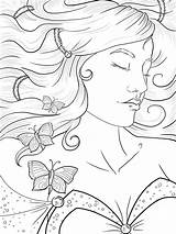 Sleeping Coloring Pages Beauty из категории раскраски все Faces People Visit Choose Board sketch template