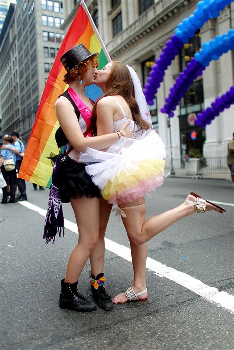 new york s gay pride parade celebrates passage of same sex marriage law