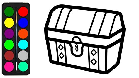 draw  jewelry box coloring pages  kids jewelry box drawing