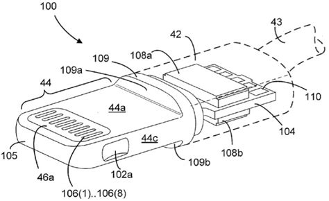 apple lightning cable patent  pinouts  voltages  whatnot