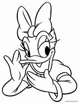 Daisy Duck Coloring Pages Donald Face Disney Print Printable Color Colouring Drawing Cartoon Kids Characters Ducks Easy Baby Sheets Choose sketch template