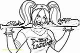 Harley Quinn Coloring Pages Easy Drawing Joker Squad Suicide Para Drawings Davidson Draw Colorir Pintar Face Desenhos Cartoon Bts Arlequina sketch template