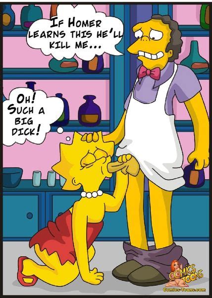 rule 34 color fellatio female human humanoid lisa simpson male moe