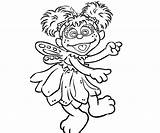 Abby Cadabby Coloring Pages Sesame Street Printable Svg Clipart Popular Birthday Library Getcolorings Coloringhome sketch template