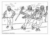 Lacrosse Colouring Canada Pages Activity Hockey Ice Kids Village Explore Activityvillage Game sketch template