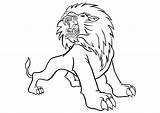 Lions Detroit Coloring Pages Lion Getdrawings sketch template