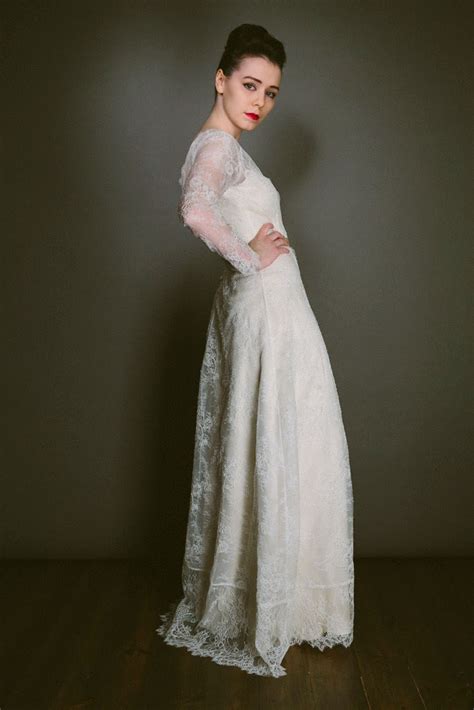 introducing new dorothy 1940s wedding dress in fine