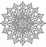 Kaleidoscope Coloring Pages Getdrawings Adults sketch template